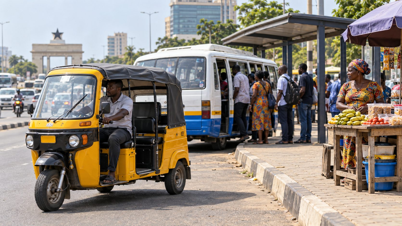 Featured image for Trotro, Okada and Roadside Trading: Who Faces a Fine Under Ghana’s New Road Rules?