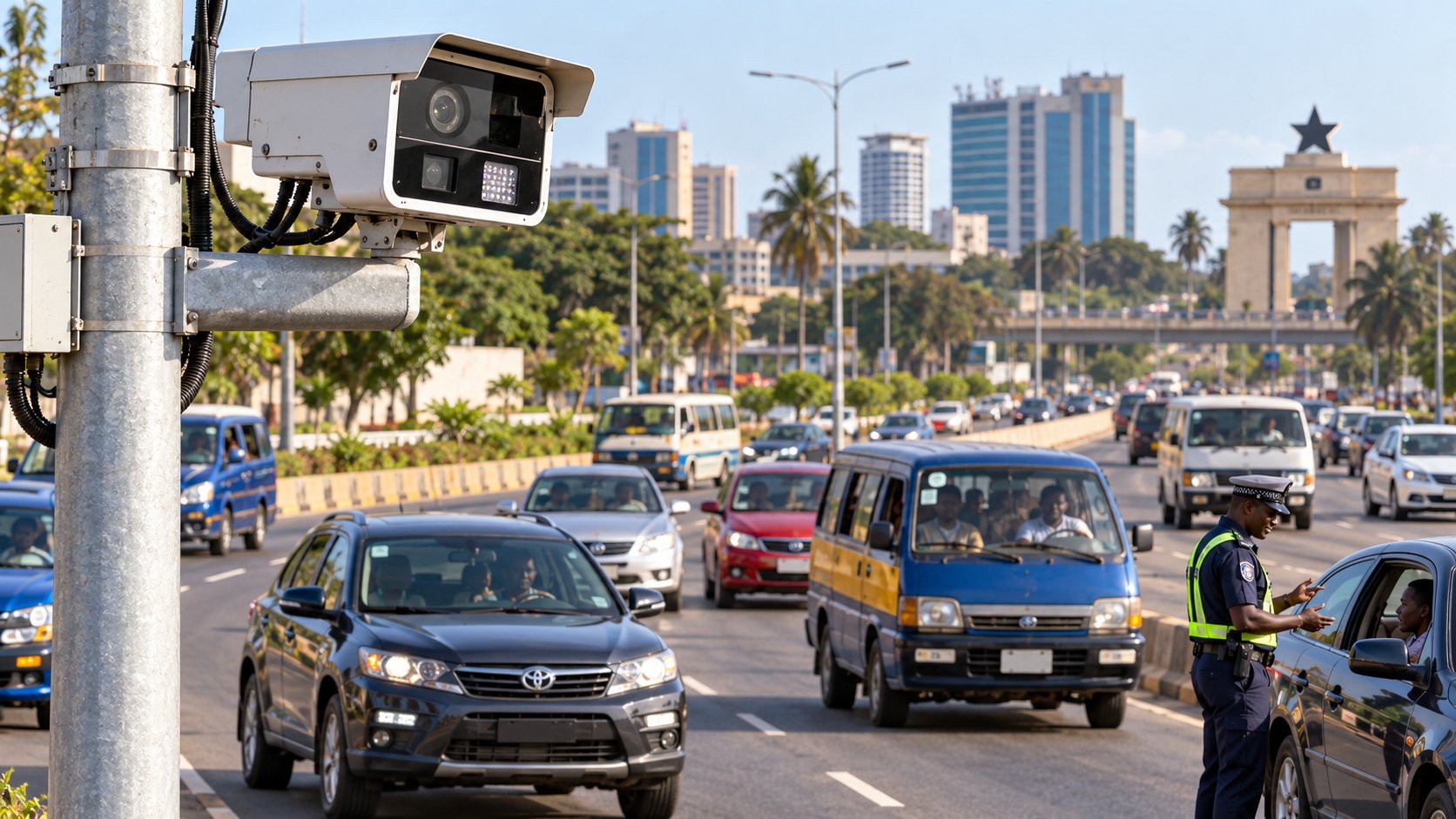 Featured image for Police Move TRAFFITECH-GH Full Rollout to 1 November: What Changes for Drivers?