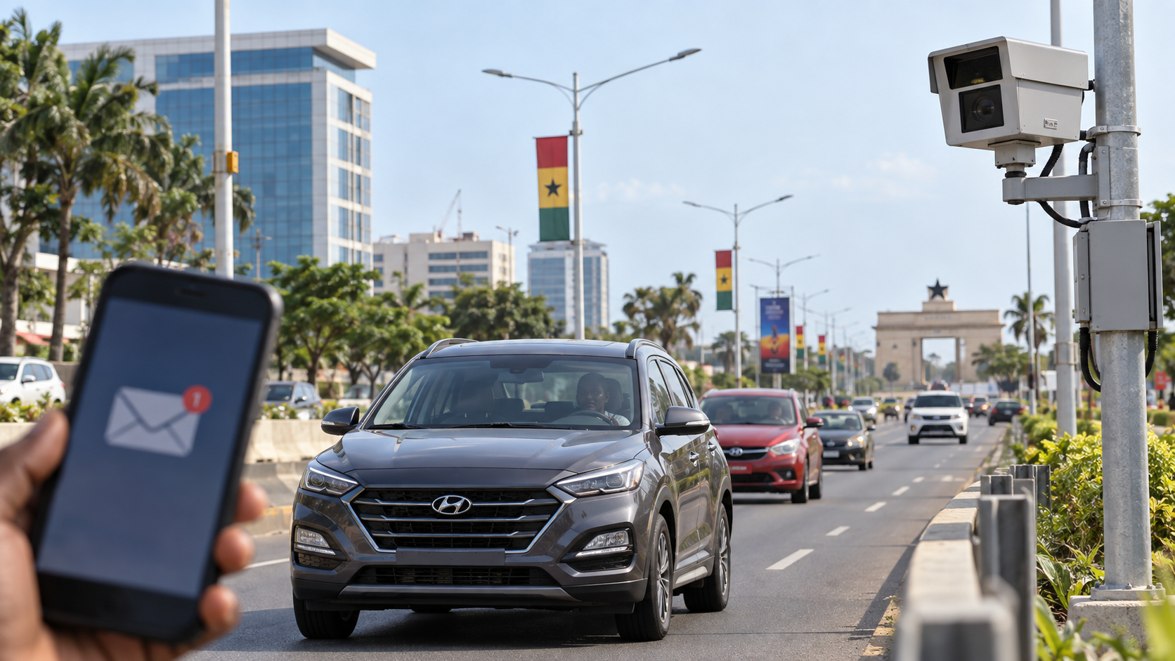 Featured image for Traffic Cameras, SMS Fines: What TRAFFITECH-GH Means for Motorists